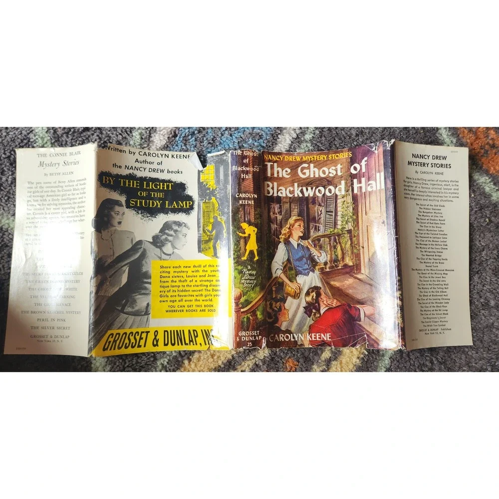 Nancy‎ Drew The Ghost of Blackwood Hall Vintage Hardcover Book Carolyn Keene #25